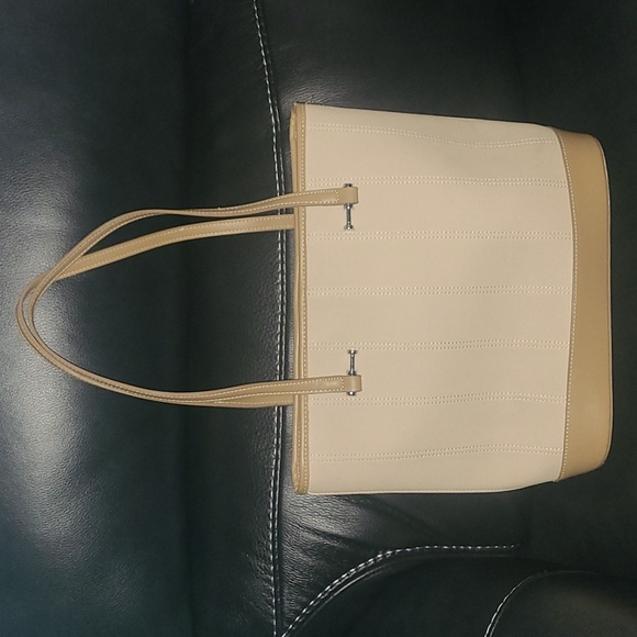 NWOT Rachel Zoe Beige and Tan Purse - Picture 3 of 16